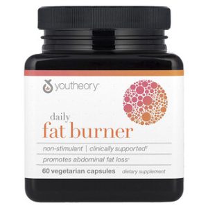Youtheory Daily Fat Burner - שריפת שומן טבעית , 60 כמוסות