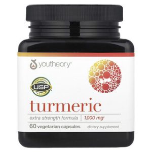 Youtheory Turmeric - כמוסות כורכום טבעיות לשיפור הבריאות