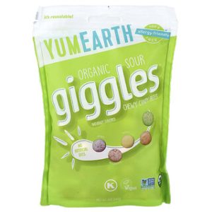 YumEarth Giggles חמוץ - סוכריות גומי אורגניות 142 גרם