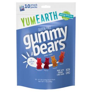 YumEarth דובוני גומי ללא גלוטן - 10 חטיפים בטעמים