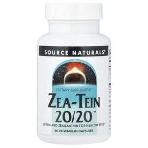 Zea-Tein 20,20™ - כמוסות צמחיות לראייה - Source Naturals