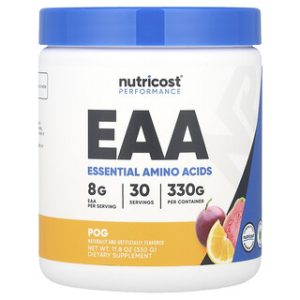 אבקת EAA Nutricost - בטעם פסיפלורה, 330 גרם