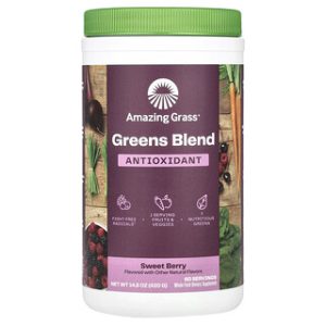 אבקת Greens Blend אנטיאוקסידנט - Amazing Grass 420 גרם