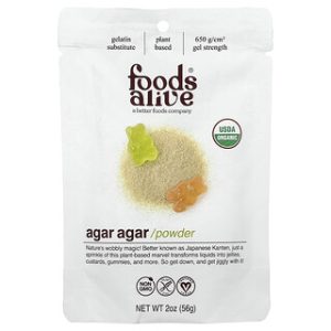 אבקת אגר-אגר Foods Alive - 56 גרם - טבעוני ובריא
