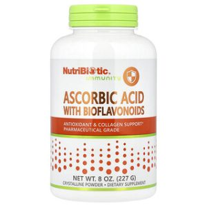 אבקת ויטמין C NutriBiotic עם ביופלבונואידים - 227 גרם