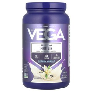 אבקת חלבון טבעוני וניל קרמי Vega - 920 גרם