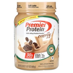 אבקת חלבון מי גבינה Premier Protein - Cafe Latte