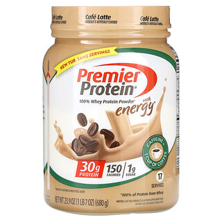 אבקת חלבון מי גבינה Premier Protein - Cafe Latte