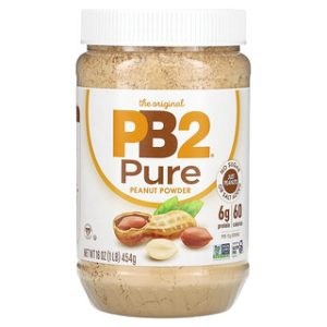 אבקת חמאת בוטנים PB2 - טבעית, 454 גרם