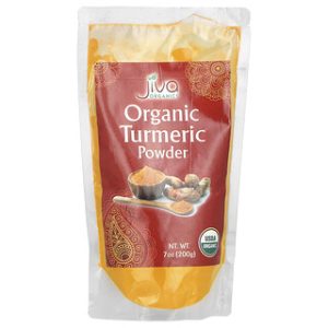 אבקת כורכום אורגני Jiva Organics 200 גרם - בריאות טבעית