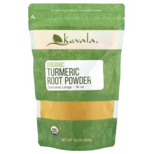 אבקת כורכום אורגנית Kevala - 454 גרם - בריאות טבעית