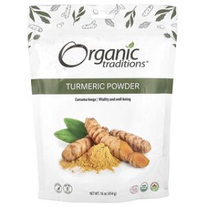 אבקת כורכום אורגנית - Organic Traditions - 454 גרם