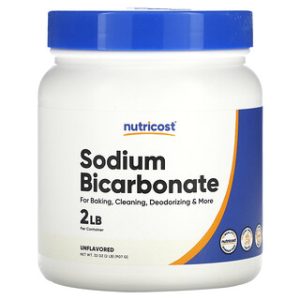 אבקת סודיום ביקרבונט Nutricost - 907 גרם - ללא טעם