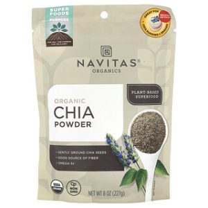 אבקת צ'יה אורגנית 227 גרם - Navitas Organics
