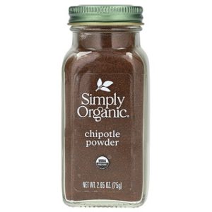 אבקת צ'יפוטלה אורגנית Simply Organic - 75 גרם