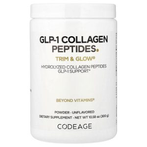 אבקת קולגן GLP-1 לטרימ & גלו - Codeage - 300 גרם