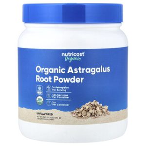 אבקת שורש אסטרגלוס אורגנית - Nutricost - 454 גרם
