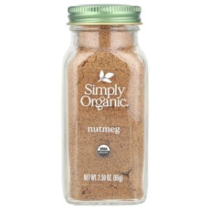 אגוז מוסקט Simply Organic - 65 גרם - תבלין איכותי