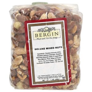 אגוזי מוקפצים דלוקס 454 גרם , Bergin Fruit & Nut