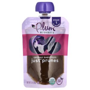 אוכל תינוקות אורגני שזיפים - Plum Organics - 4 חודשים+
