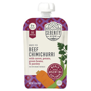 אוכל תינוקות, בשר בקר Chimichurri עם ירקות - Serenity Kids