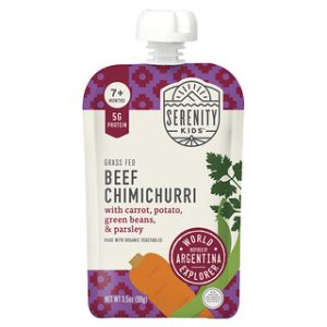 אוכל תינוקות, בשר בקר Chimichurri עם ירקות - Serenity Kids