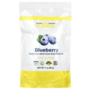 אוכמניות מיובשות בהקפאה - California Gold Nutrition