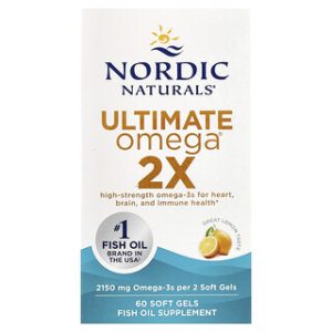 אומגה 3 - Nordic Naturals Ultimate Omega לימון 60 כמוסות