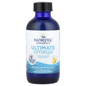 אומגה 3 לימון - Nordic Naturals Ultimate Omega - 119 מ"ל