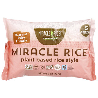 אורז קסם Miracle Noodle , אורז על בסיס צמחי - 227 גרם