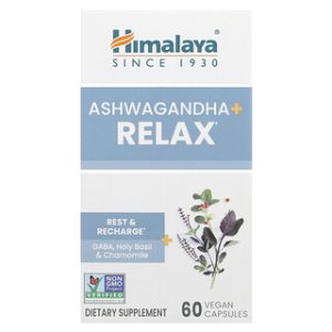 אשווגנדה הימליה + Relax , 60 כמוסות טבעוניות