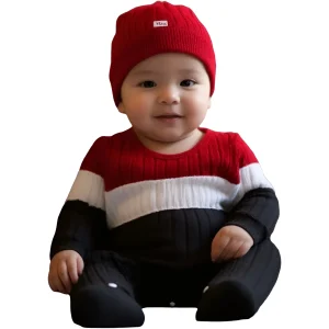 בגדי גוף סתיו לתינוק- רומפר משולב עם כובע