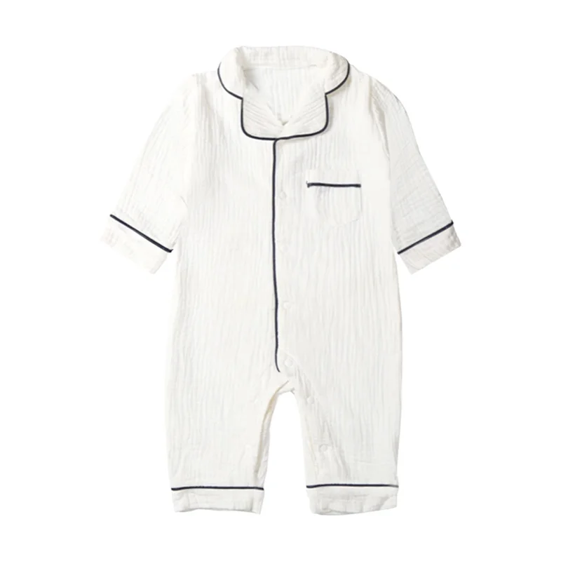 בגדי תינוקות , אוברולים מוסלין לשינה - לבנים ובנות