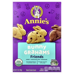 בובות גרהם אורגניות של Annie's - צ'יפס שוקולד, דבש