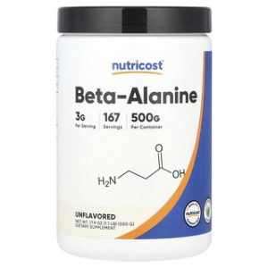 בטא-אלנין Nutricost - 500 גרם - ללא טעם - תוסף ספורט