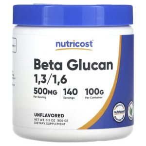בטא גלוקן 1,3,1,6 Nutricost - 100 גרם - ללא טעם