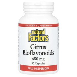 ביופלבנואידים הדרים - Natural Factors 650 מ"ג 90 כמוסות
