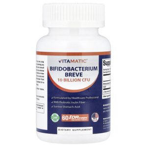 ביפידובקטריום Breve Vitamatic - 60 כמוסות פרוביוטיקה