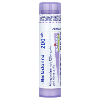 בלדונה Boiron 200CK - הקלה לחום - 80 גלולות בקירוב