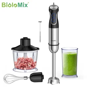 בלנדר מוט BioloMix 5 ב-1 - טחינה, מזון לתינוקות, שייקים