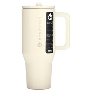בקבוק מים HydroJug Traveler קרם 40oz - נייד ושיקי