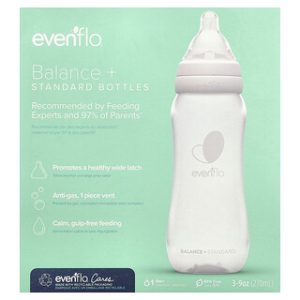 בקבוקי Evenflo Balance+ לתינוק - 3 יח' - 270 מ"ל