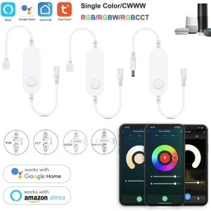 בקר תאורת לד חכם Tuya WiFi - עמעום CCT,RGB