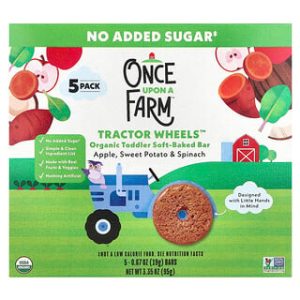 בראון Once Upon A Farm - חטיף טעים אורגני לתפוח-בטטה-תרד