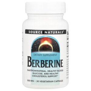 ברברין 500 מ"ג , Source Naturals - 30 כמוסות צמחוניות