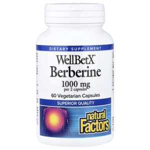 ברברין WellBetX - Natural Factors - 60 כמוסות טבעוניות