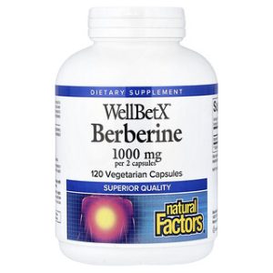ברברין WellBetX® - 120 כמוסות צמחוניות - Natural Factors