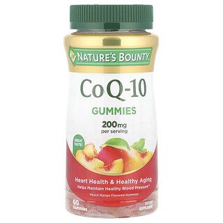 גאמיס CoQ-10 בטעם אפרסק מנגו - Natures Bounty