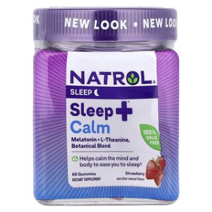 גאמיס שינה Natrol Sleep+™ Calm - תות - 60 יחידות
