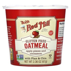 גביע דייסת שיבולת שועל תפוח וקינמון - Bobs Red Mill